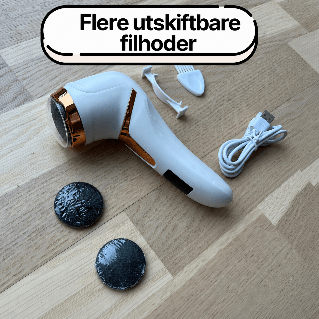 SoleCare elektrisk callusfjerner for hard hud - AVABeauty.no